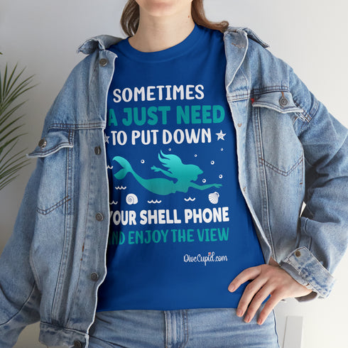 "Shell Phone" Relaxed Fit T-shirt